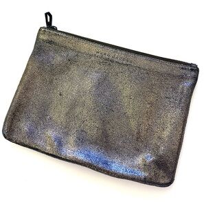 VTG/ Leather Marc Jacobs Textured Metallic Clutch Bag